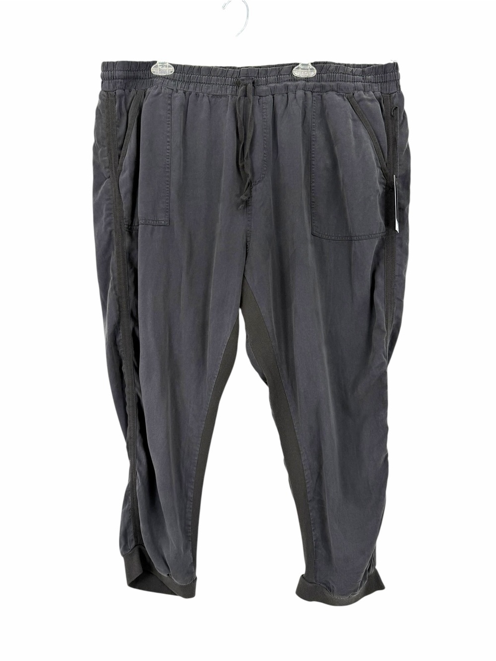 Dex Women's Charcoal Gray Drawstring Jogger Pants NWT